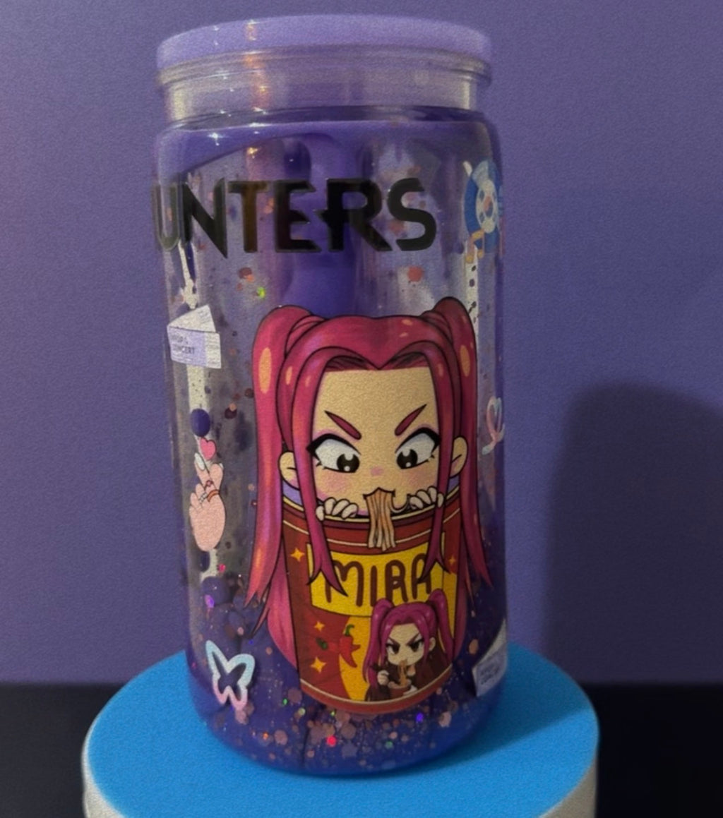 16oz Kpop Demon Hunter Plastic Lava Cup