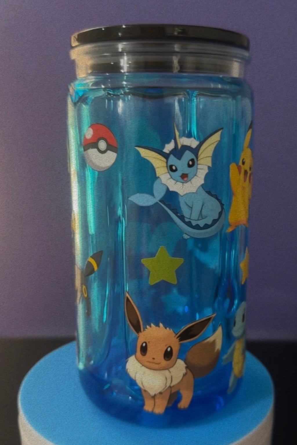 16oz Pokemon Plastic Honey Drip Cup