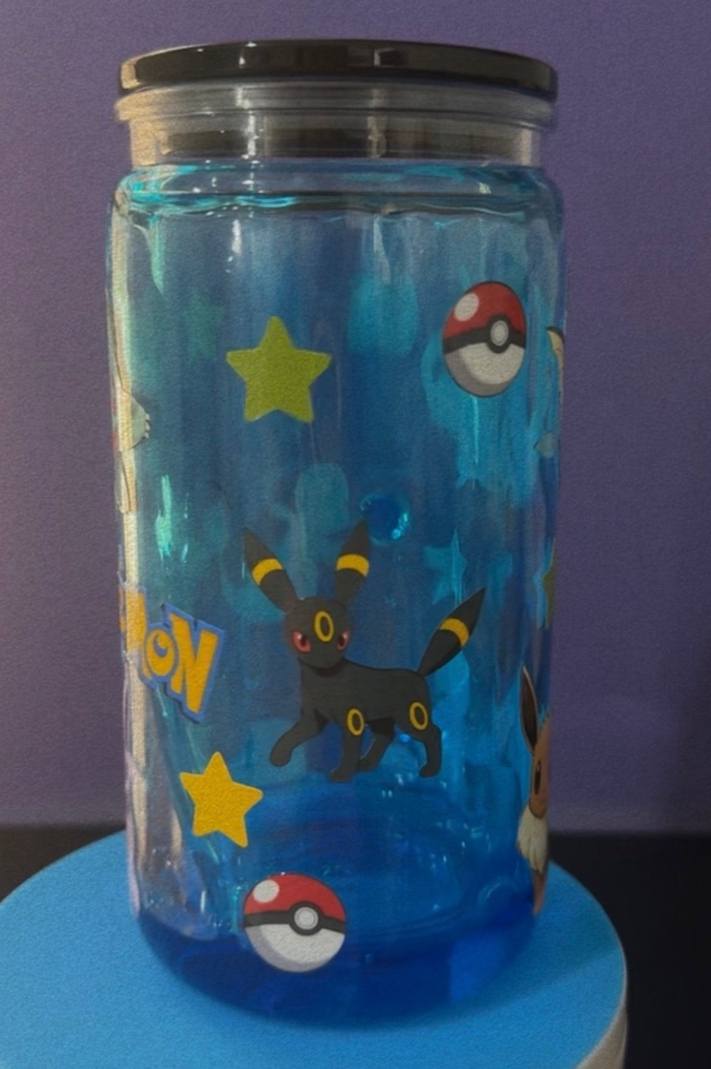 16oz Pokemon Plastic Honey Drip Cup