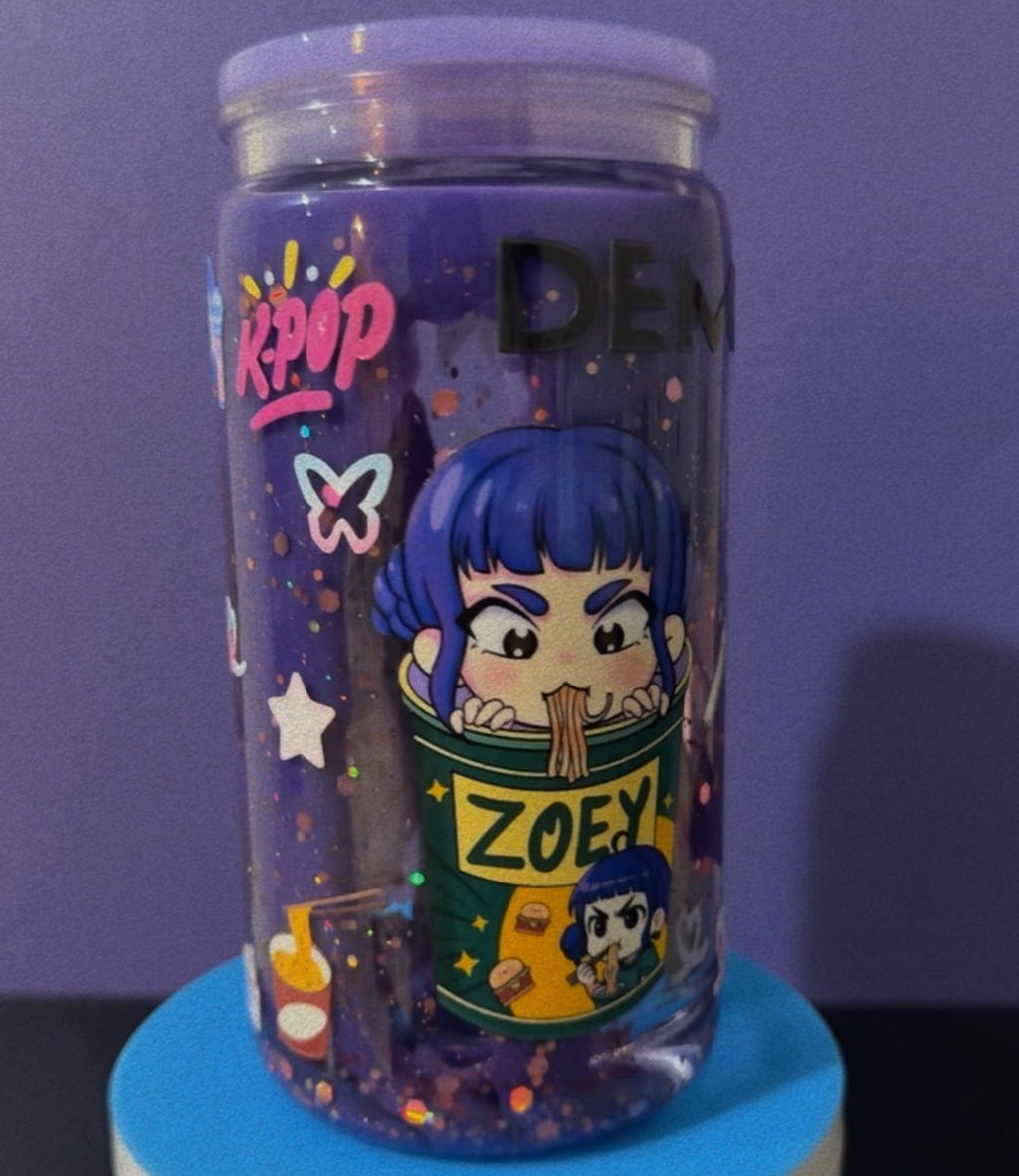 16oz Kpop Demon Hunter Plastic Lava Cup