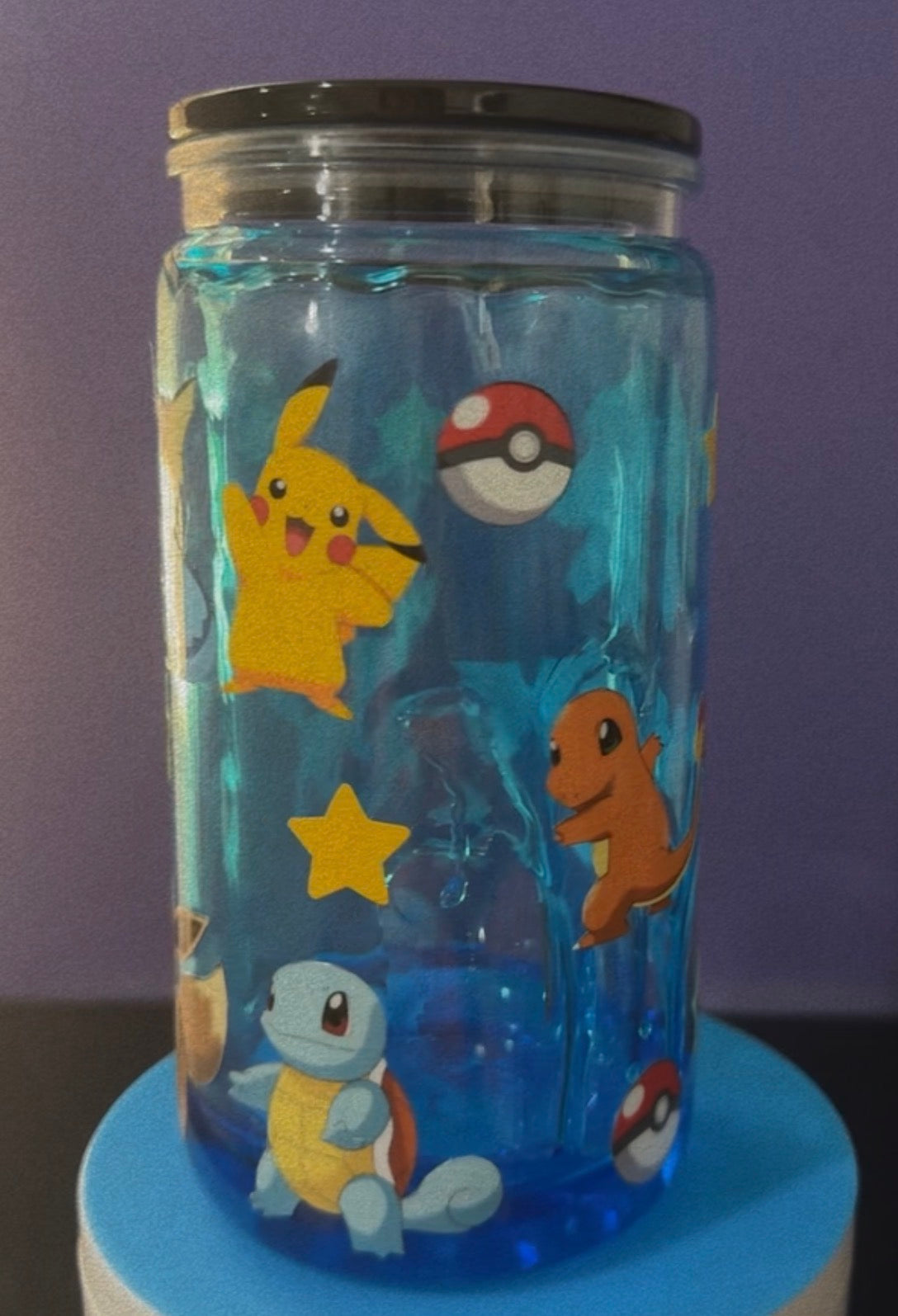 16oz Pokemon Plastic Honey Drip Cup