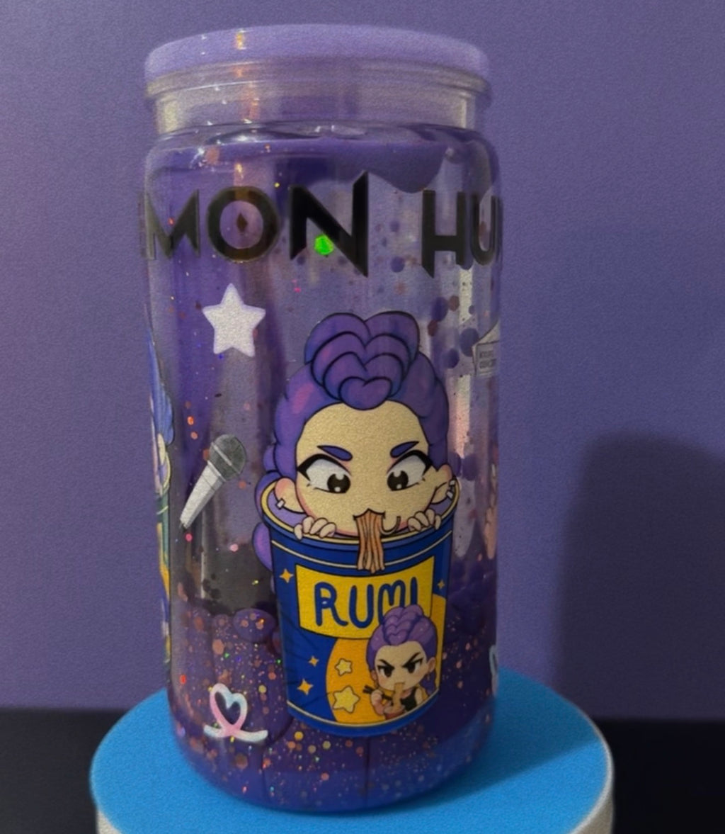 16oz Kpop Demon Hunter Plastic Lava Cup