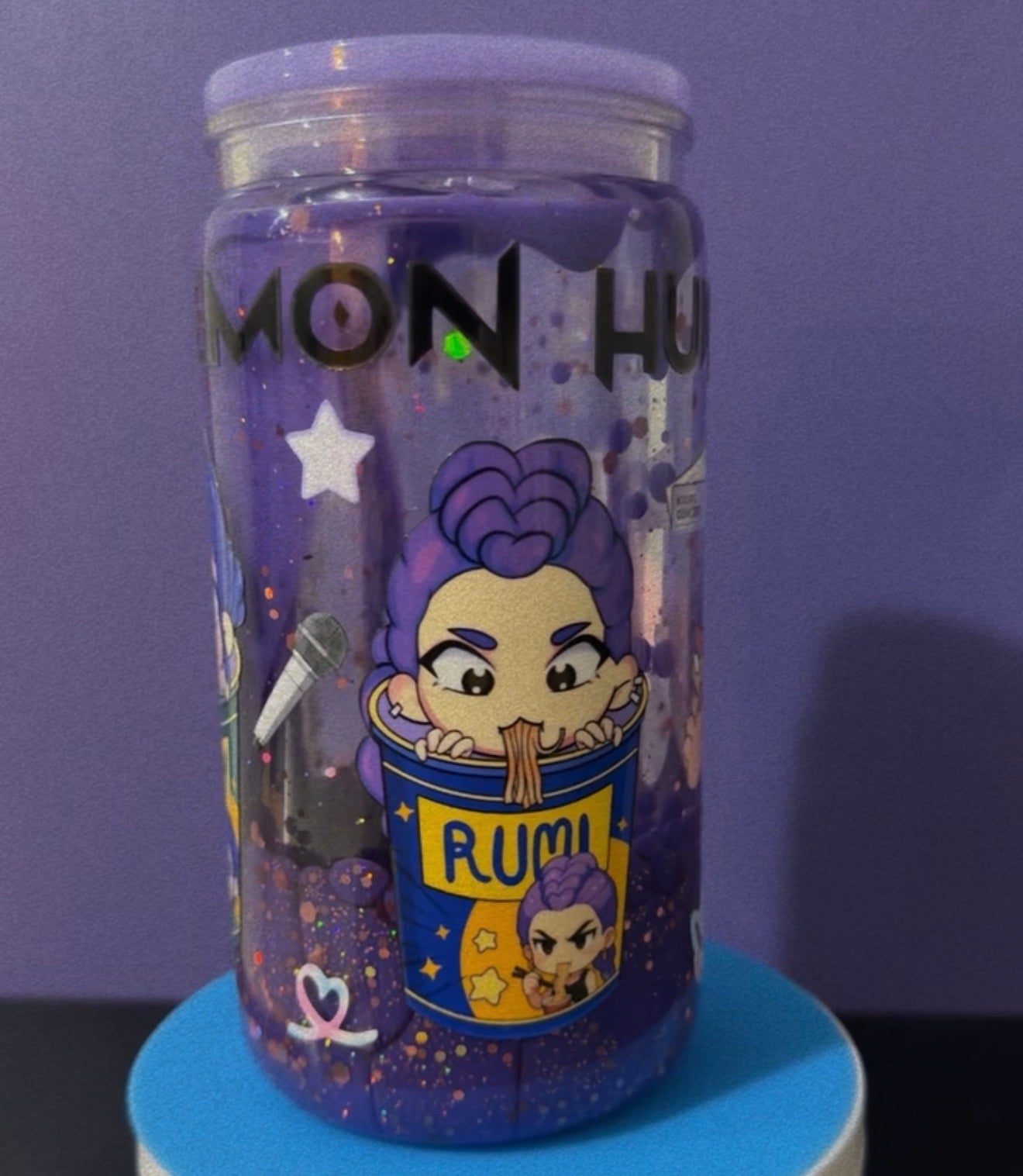 16oz Kpop Demon Hunter Plastic Lava Cup