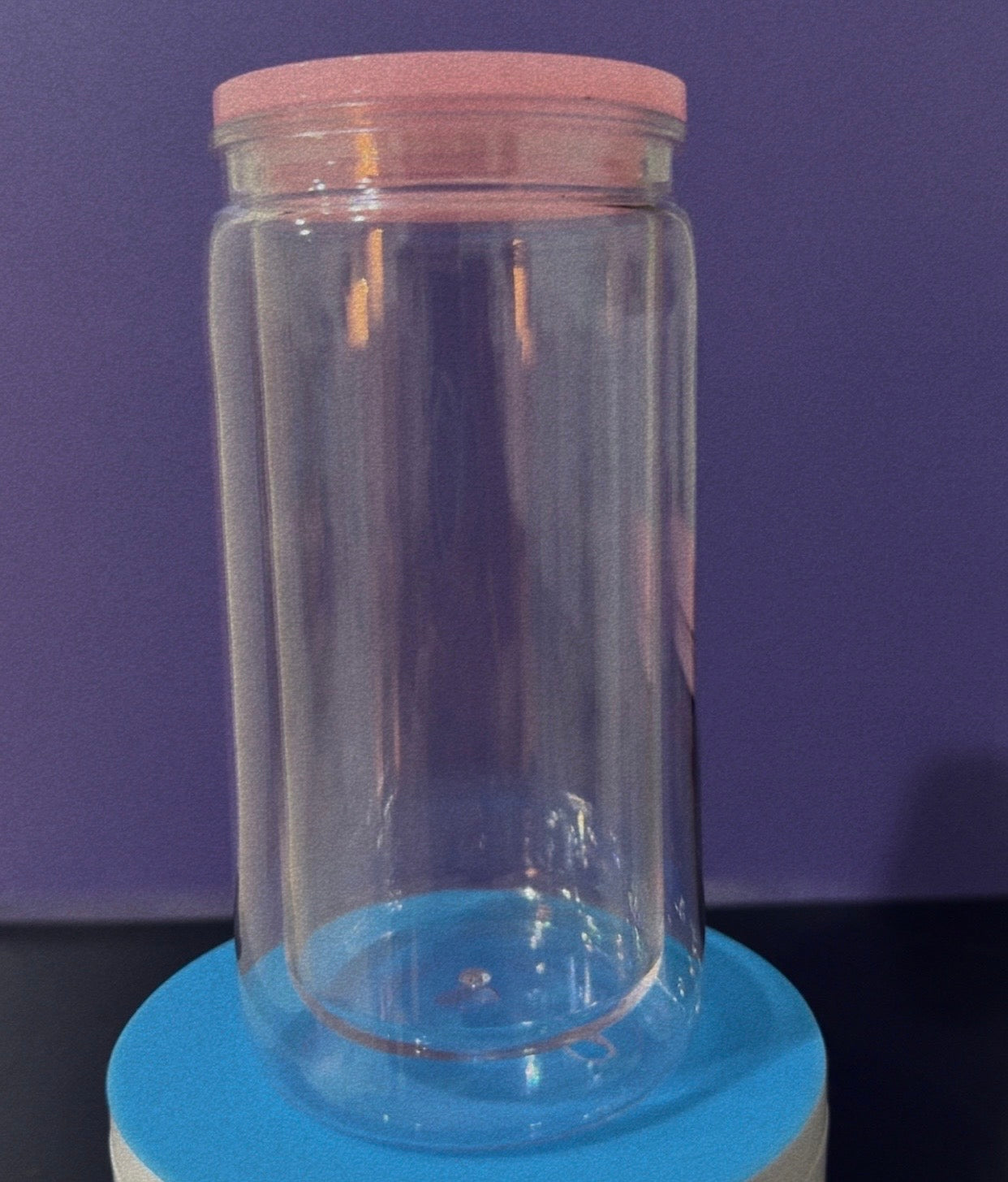 16oz Plastic Snow Globe Cup