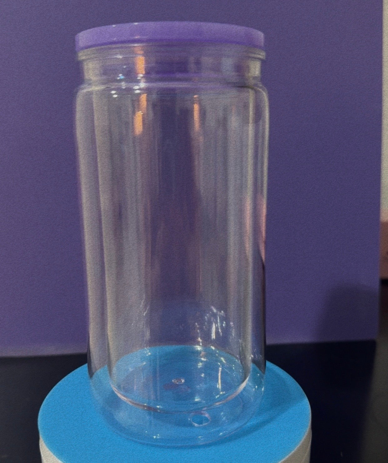 16oz Plastic Snow Globe Cup