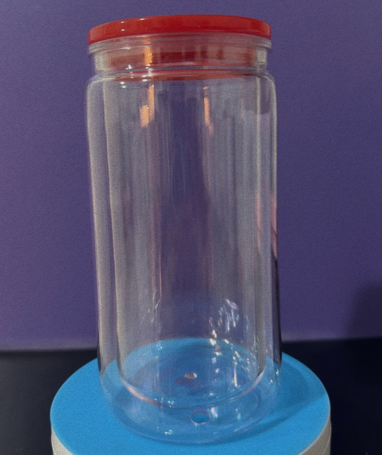 16oz Plastic Snow Globe Cup