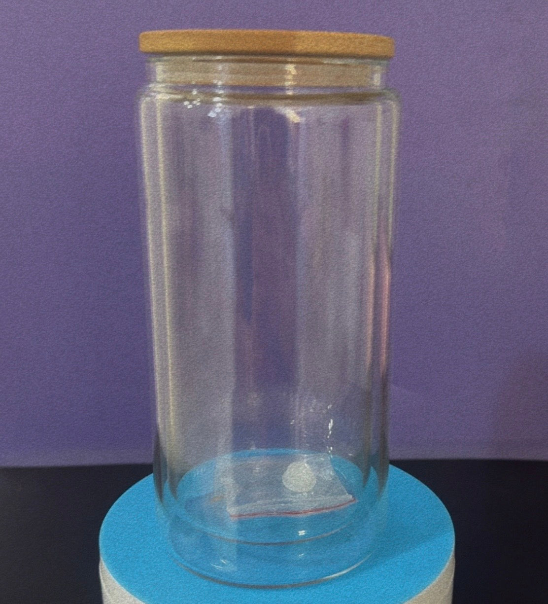 16oz Glass Snow Globe Cup