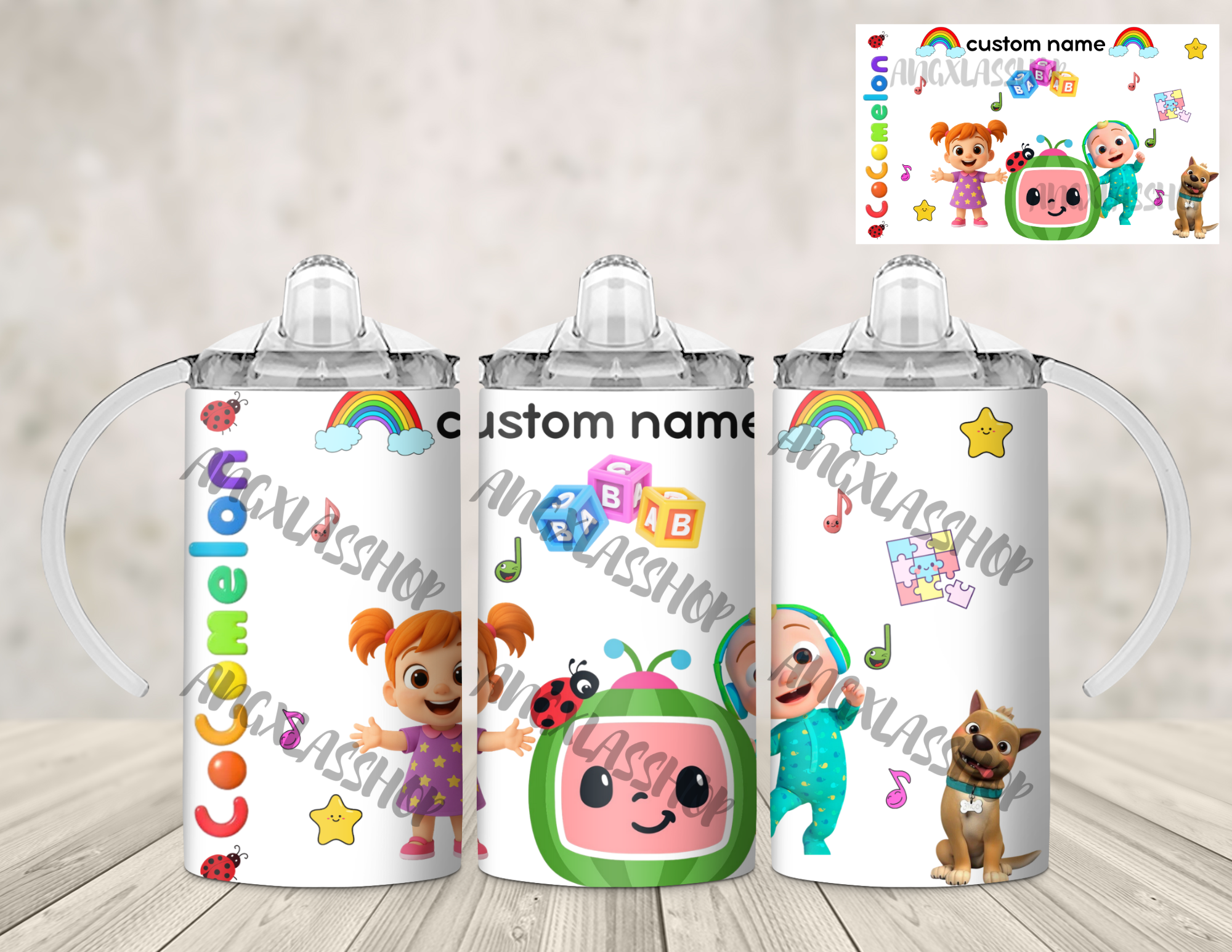 12 oz Sippy Cups