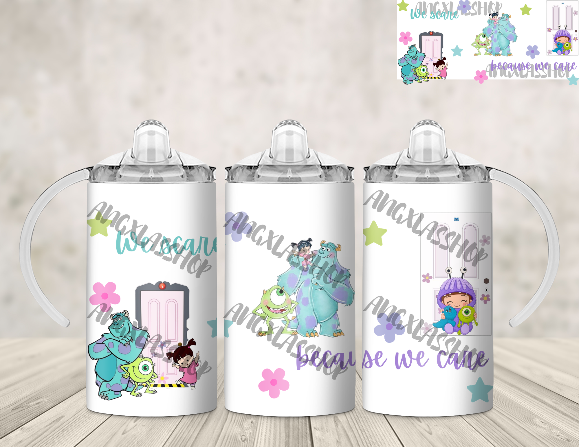 12 oz Sippy Cups