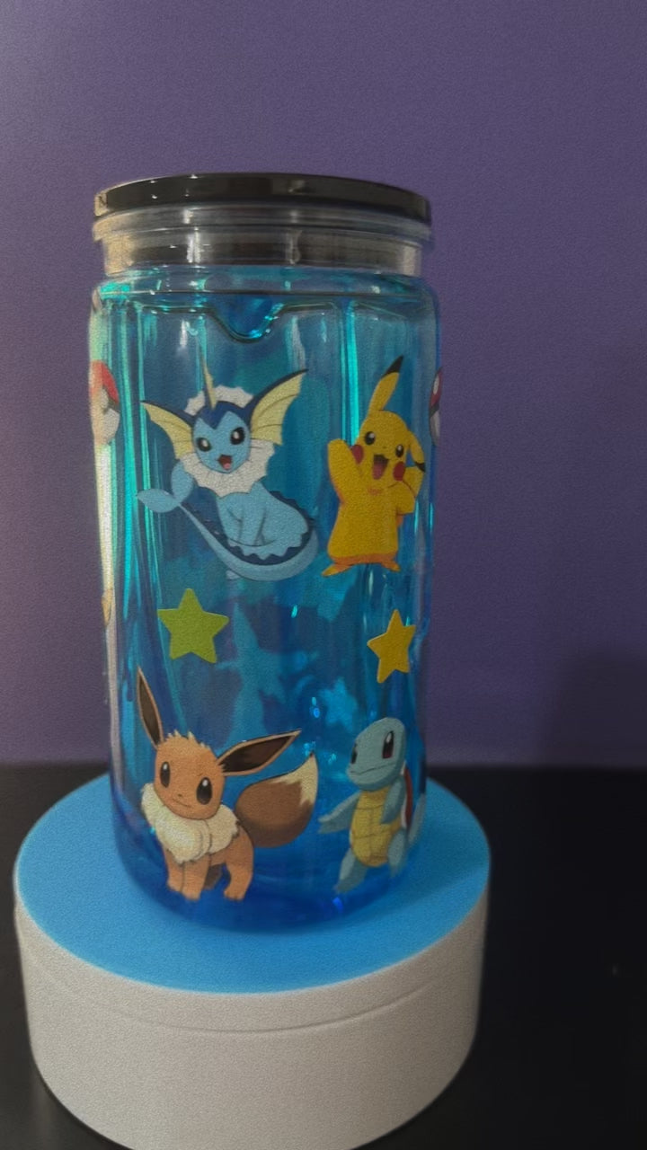 16oz Pokemon Plastic Honey Drip Cup