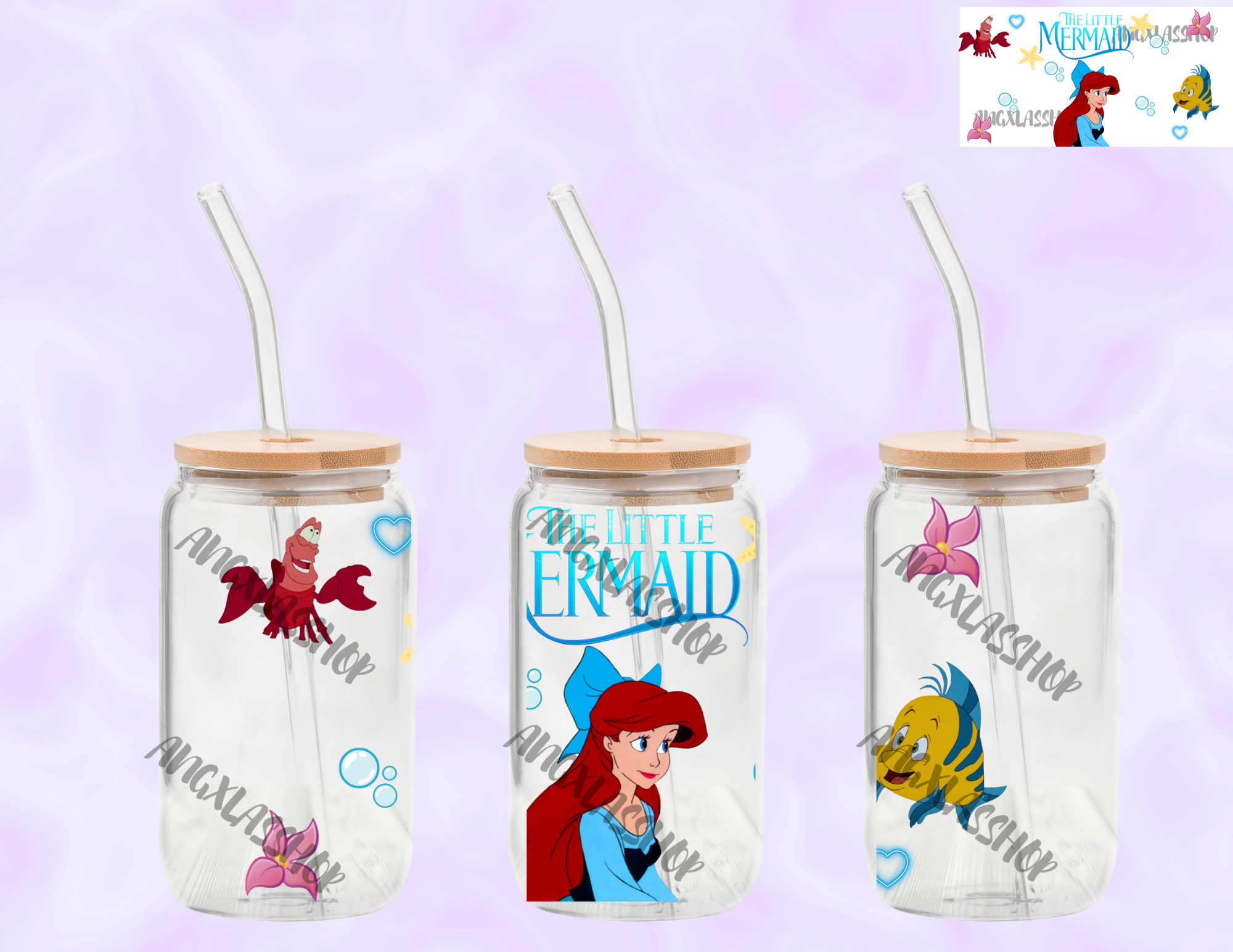 16oz Glass Cups (NOT SNOW GLOBE)